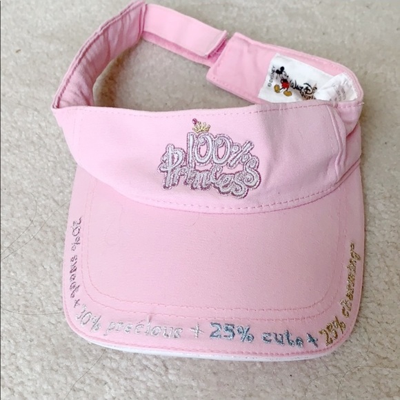 RARE Disney 100% Princess Visor Girls - Picture 1 of 7